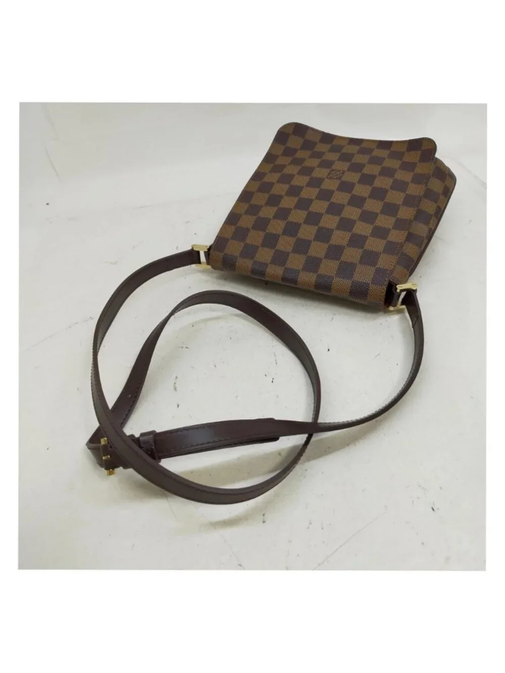Authentic Louis Vuitton Musette Salsa Damier Ebene Crossbody Bag